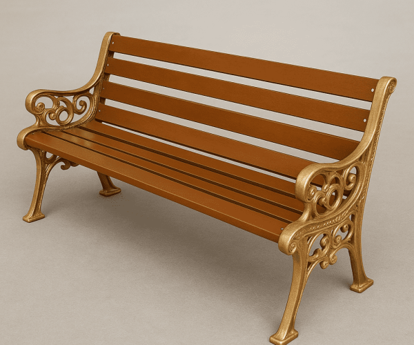 Aone Engineering – MS Garden Bench2a Aone Engineering - Mild Seel Garden Bench